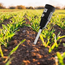 Misuratore di umidità del terreno 2 in 1, intervallo di pH 3-8, per prato,
