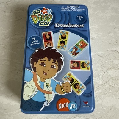 Nickelodeon Go Diego Go Retro Dominoes Game Tin 28pc 2006