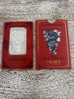 2024 PAMP Silver 1 Oz. Bar Lunar Year Of The Dragon Sealed  In Assay Card.