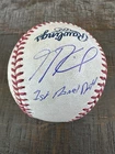 Gavin Kilen Signed GU Autographed Baseball First Round Inscription Giants Auto