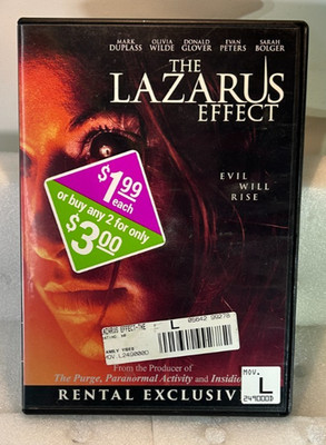 The Lazarus Effect (DVD, 2015, Widescreen) With Case Tested