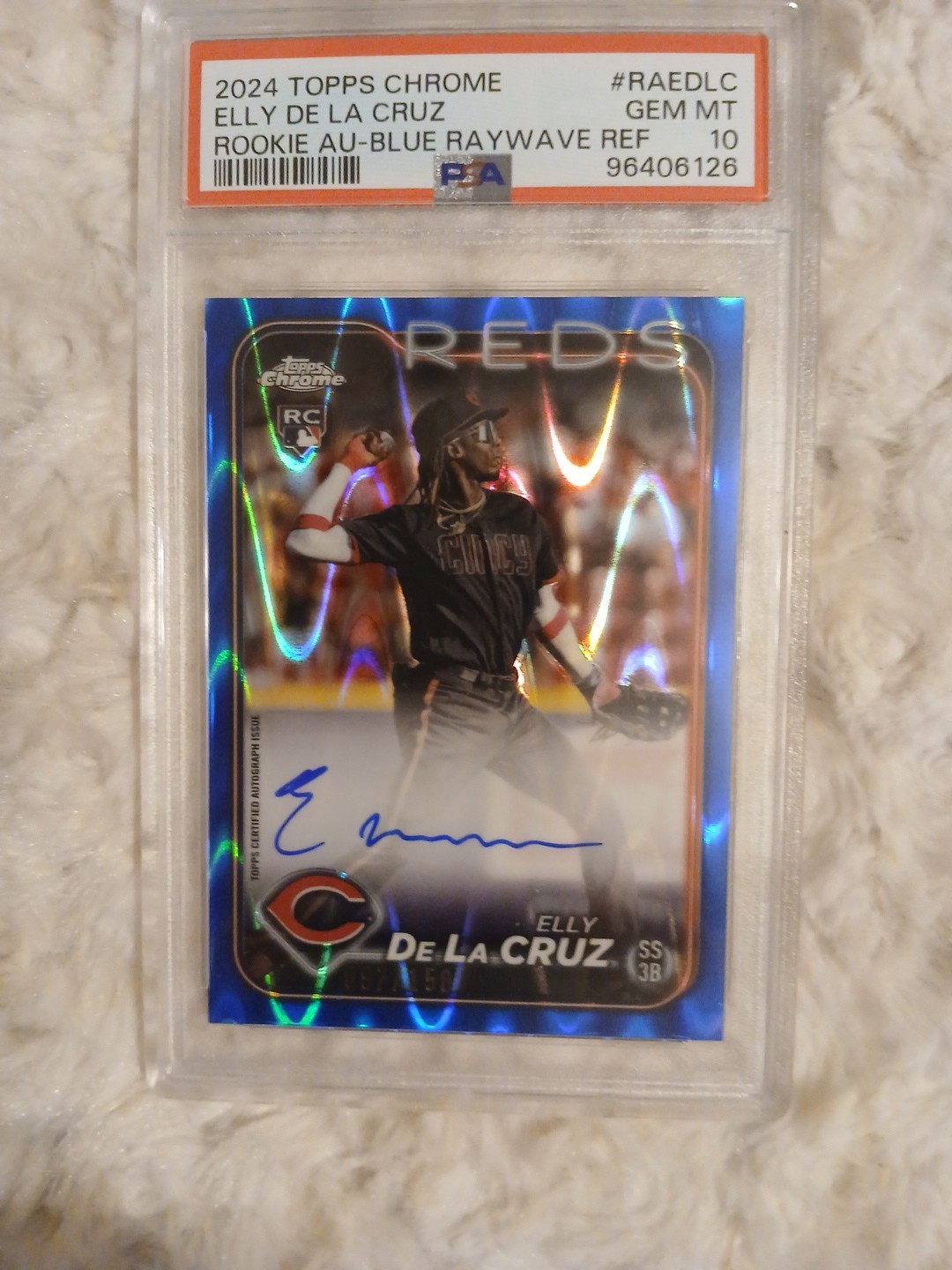 2024 Topps Chrome Rookie Autographs Elly de La Cruz #RA-EDLC