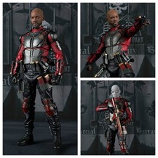 SHF DC Escuadrón Suicida Deadshot 6 pulgadas PVC Figura de Acción Modelo Conjunto en Caja Juguete Regalo