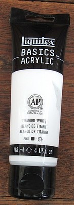 Liquitex Basics Acrylic 4 oz Titanium White 1046432