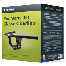 Gancio traino adatto per Mercedes Classe C Berlina W203 fisso Imiola Hak-Pol Top