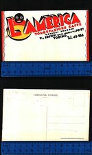 L'AMERICA - TORREFAZIONE CAFFE' - CONIUGI SPADONI - TORINO - CART. POSTALE 24725