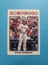 RYAN HOWARD 2008 TOPPS NATIONAL BASEBALL CARD DAY # 3 G2924