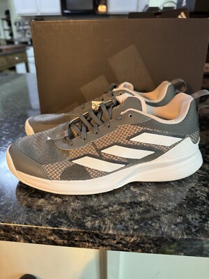 Adidas Avaflash Low Womens Size 7 Gray White Athletic Running Tennis Shoes