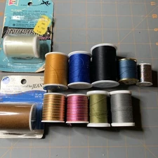 HUGE LOT Coats & Clark Thread & Misc Brands Variety Of Colors