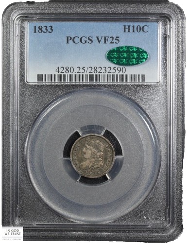 1833 Capped Bust Half Dollar - XF Details - PCGS - Old Cleaning | eBay