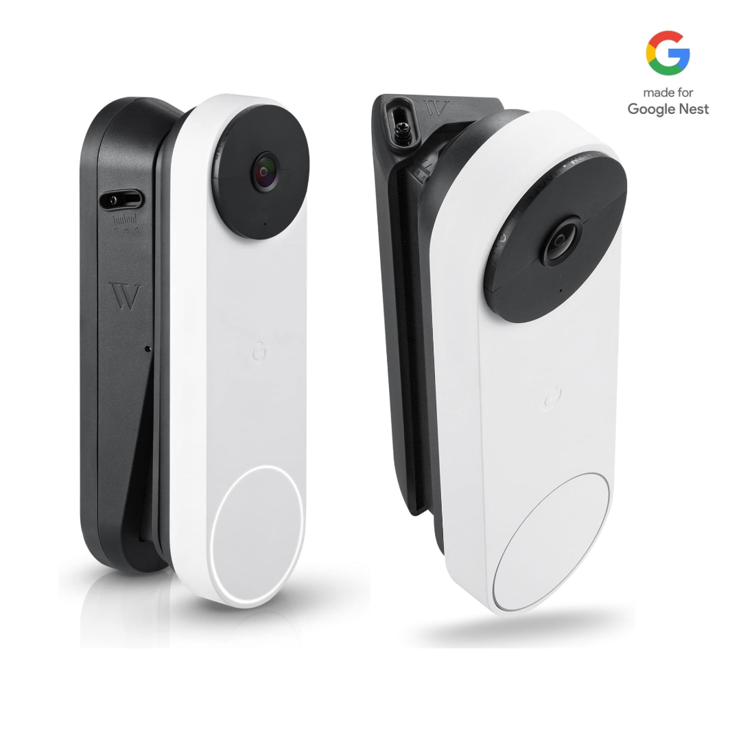 Wasserstein Adjustable Angle Mount for Google Nest Doorbell