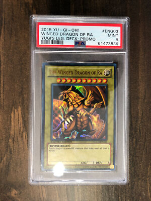 THE WINGED DRAGON OF RA 2015 YGLD-ENG03 YUGI'S LEGENDARY DECK PROMO YuGiOh  PSA 9 | eBay