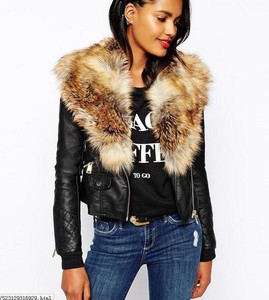 Motor Faux Punk Kvinders Outwear Outwears Sz Collar Ths01 Jacket Frakke Læder Fur OXqnqdWp8