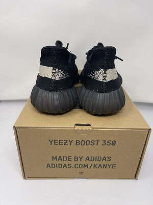 Adidas Yeezy Boost 350 V2 2016 Core Black White Oreo BY1604 Size 9.5  Authentic | eBay