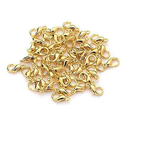 100 Stück Edelstahl Karabinerverschlüsse 7 x 12 mm für Schmuckherstellung Halsketten - Bild 1 von 4