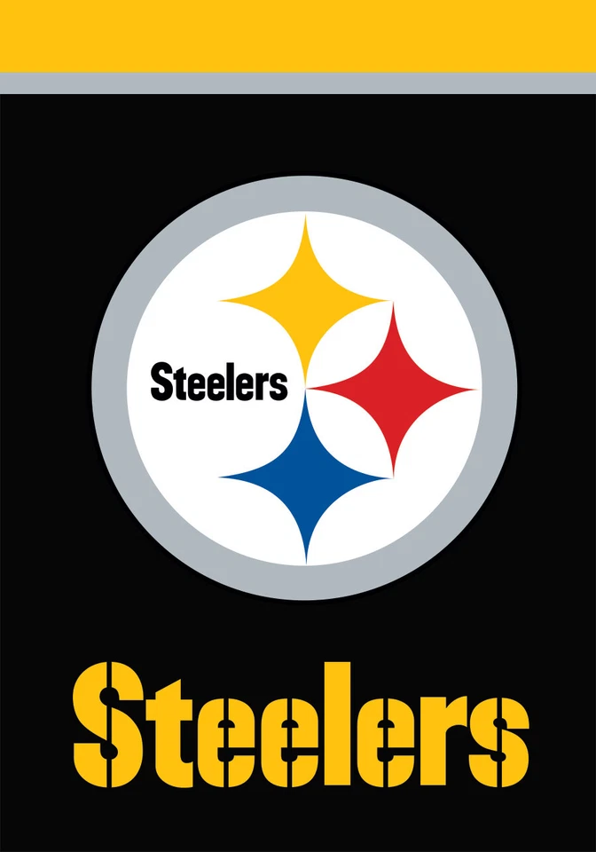Pittsburgh Steelers Garden Flag NFL Licensed 12.5" x 18" Briarwood Lane - Image 2 of 3