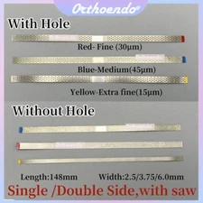 Dental Saw Diamond Polishing Finishing Strips Orthodontic IPR Strip Fine Medium