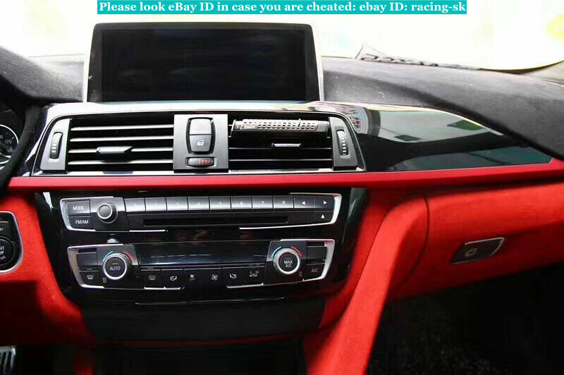 FOR BMW F30 F31 F34 M PERFORMANCE GLOSS BLACK RED SPORT INTERIOR