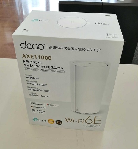 TP-Link Deco Mesh WiFi AXE11000 mesh Network System deco XE200, Internet Router - 第 1/6 張圖片