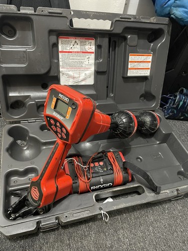 Ridgid Scout Utility Line Pipe Sewer Camera Sonde Locator W Brick Transmitter - Picture 4 of 10