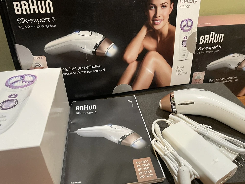 Braun Silk-expert IPL BD5009 Depilación Permanente para Cuerpo y Rostro Foto 2 de 4