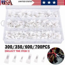 700/300PCS Closed End Crimp Caps Terminals 12-10 16-14 22-18 AWG Wire Connectors