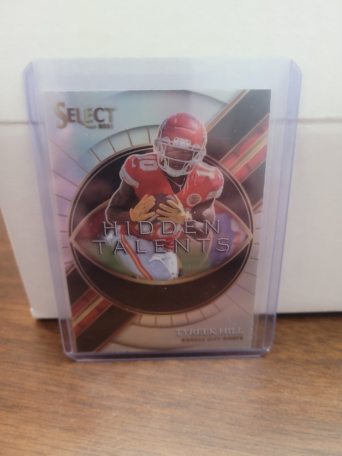 Tyreek Hill  2021 Select Hidden Talents Silver Prizm #18 - Chiefs