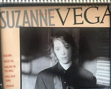 for the  Suzanne Vega NYC folkie fan!  (1985 Vinyl) Album Cover Notebook vintage