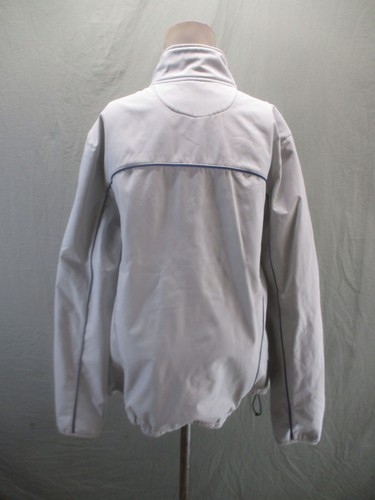 FILA Size L Mens Gray Full Zip Stand Collar Zip Pocket Warm Softshell Jacket 501 - Picture 4 of 9