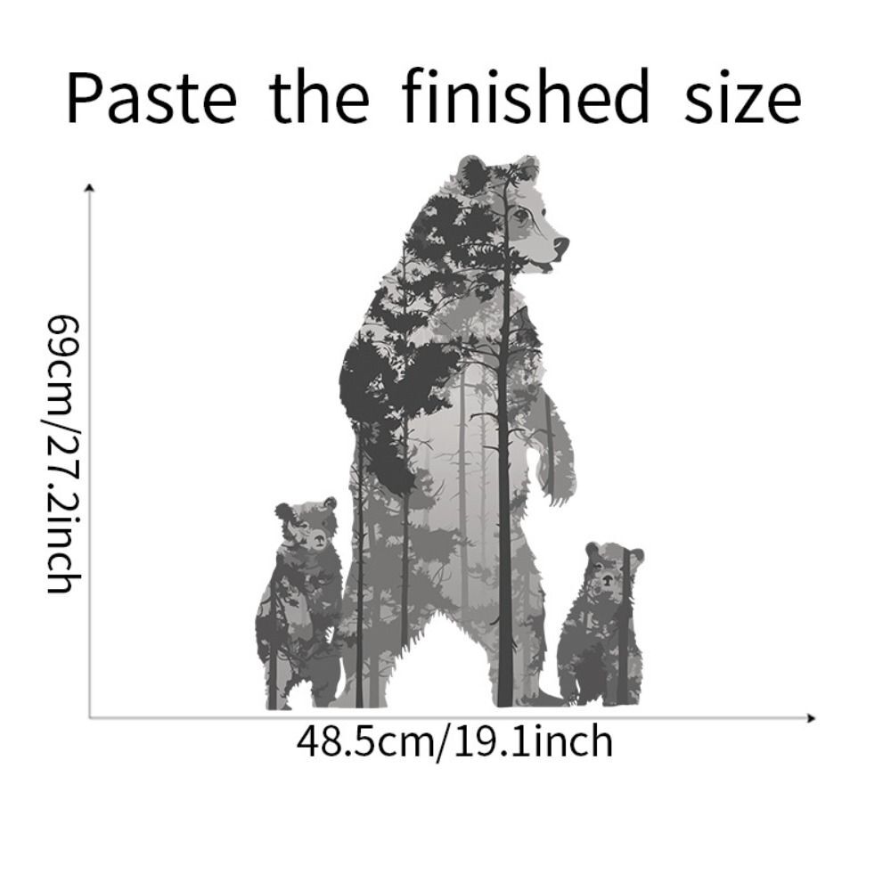 KitchenBedroom Polar Bear Wall Stickers Removable Wall Stickers Living