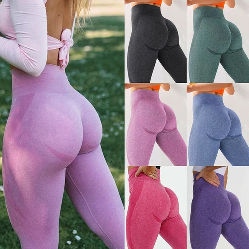 Damen Anti Cellulite Yoga Hose Leggings Kompression Push Up Fitness Gym Leggins` - Bild 1 von 39