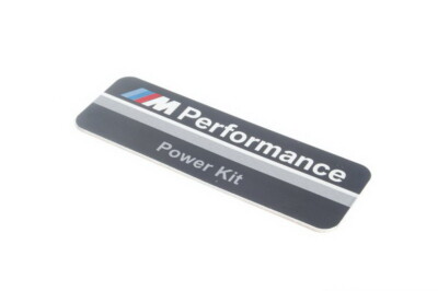BMW M Performance Aluminum Emblem Sticker for Power Kit Genuine 51142296495