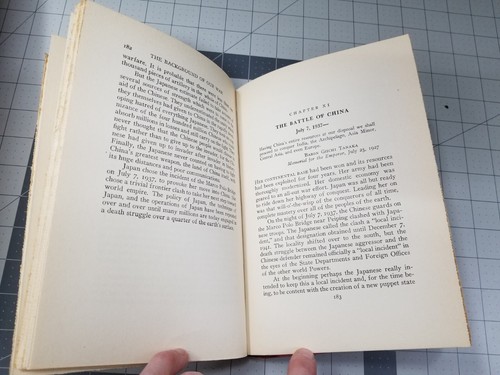 RARE 1942 1st ED The Background of Our War WWII Wartime Information Hardcover - Picture 11 of 15