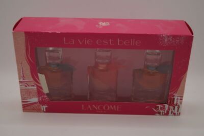 d119) Damen Duft Trio Lancome Paris  La vie est Belle Miniaturen EDP + EDT OVP