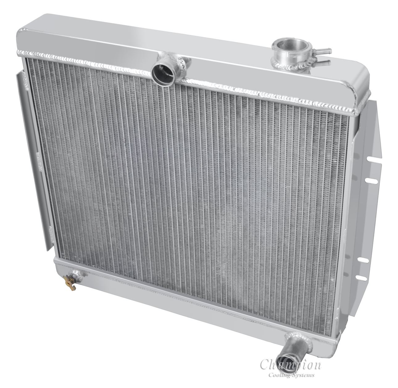 1970-71 Jeep Wrangler CJ5 Aluminum 3 Row Champion DR Radiator