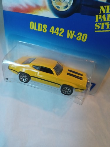 Hot Wheels 1995 serie de tarjetas azules antiguas 442 W-30 #267 - Imagen 2 de 3