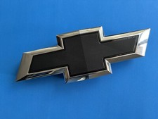 2019-2021 Chevrolet Silverado 1500 Bowtie Front Grille Emblem Badge Chrome Black