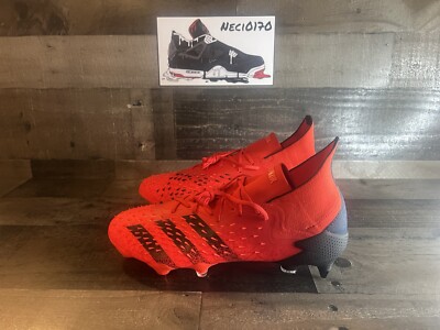adidas PREDATOR Freak.1 SG Soccer Cleats FY6269 Men's Size 9.5 Solar Red