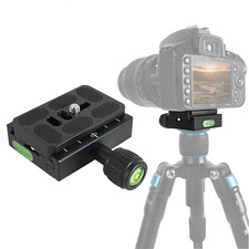 60mm Aluminum Tripod Quick Release Plate Clip seat set for DSLR Camera