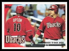 2010 Topps #510 Diamondbacks to Back Jacks Upton/Reynolds Arizona Diamondbacks