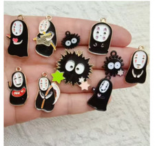 new lot 100Pcs cartoon Anime mix Charm necklace Pendant DIY Jewelry Making