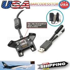 USB Charger Cable for Zebra Motorola Symbol TC70X TC70 TC75 CBL-TC7X-USB1-01