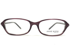 Anne Klein Eyeglasses Frames AK8043 133 Purple Rectangular Full Rim 52-16-140