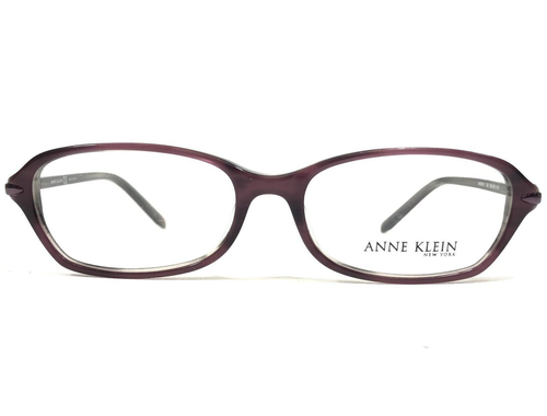 Anne Klein Eyeglasses Frames AK8043 133 Purple Rectangular Full Rim 52-16-140 - 第 1/11 張圖片