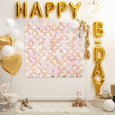 1 1m Artificial Flower Wall Panels Flower Wall Mat Silk Rose Flower Panels New