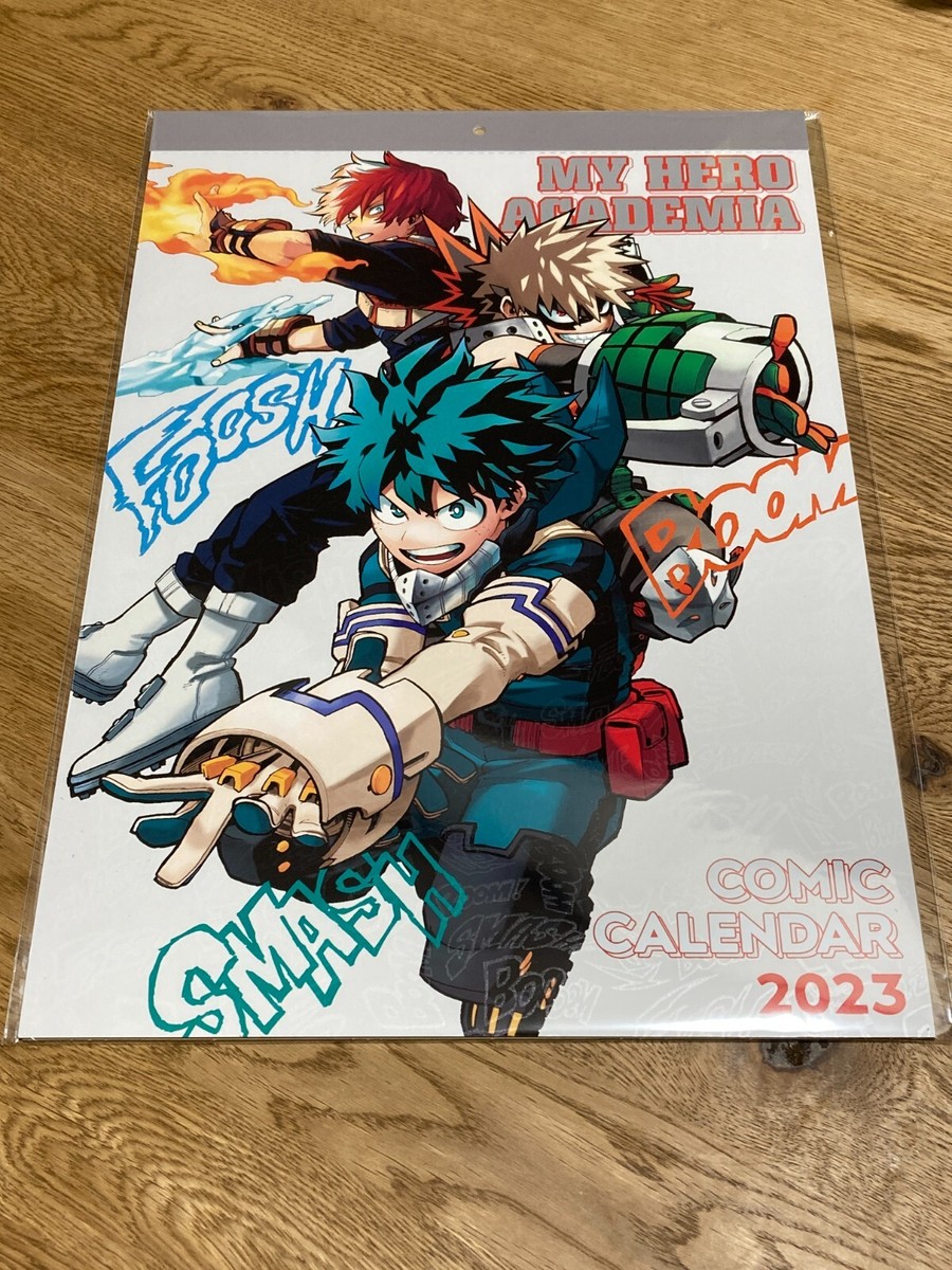 2023-wall-calendar-my-hero-academia-comic-anime-from-japan-ebay