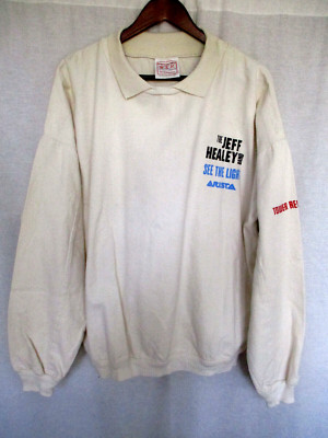 Jeff Healey Band Sweatshirt See the Light Promotion Arista & Tower Records