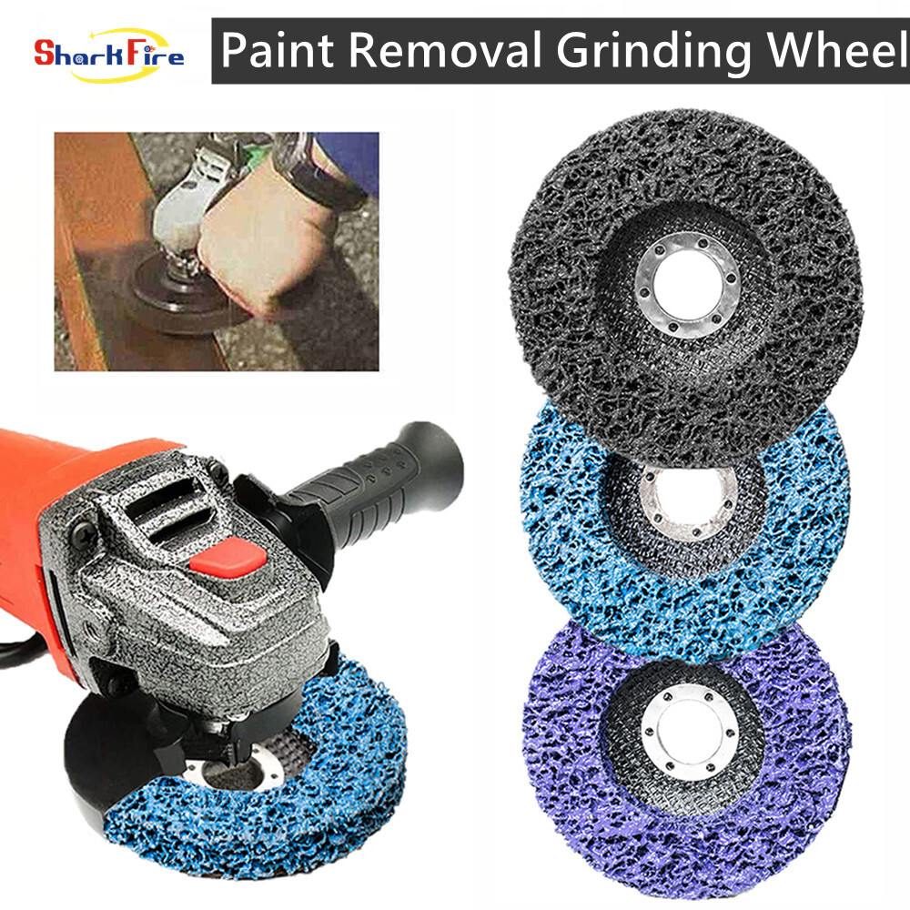 Signi 3-Inch Purple Poly Strip Discs – 10 Pack For Quick Paint & Rust Removal – Fits Die Grinders