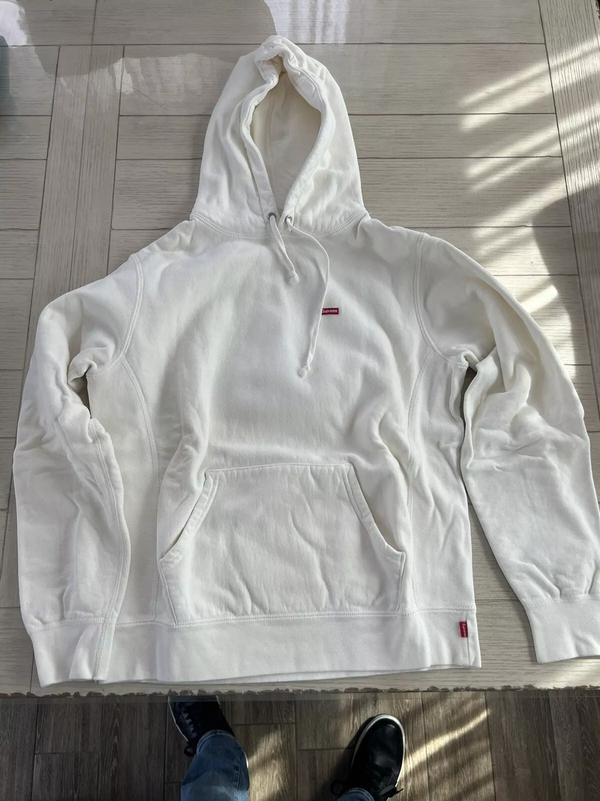 Supreme Small Box Logo Sweat shirt à capuche blanc (SS20) TAILLE PETITE   StockX
