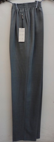 Damen Karierte Leicht Fine Sommerhosen Stoff Gummizug Schlupfhosen Karohose - Picture 9 of 17